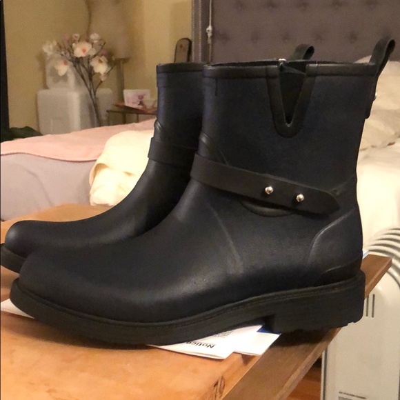 [rag & bone] Moto Rubber Rain Boots - Picture 4 of 8